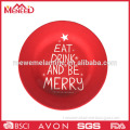 Hot selling high quality and cheap christmas plastic plate